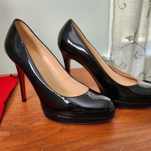 Christian Louboutin Black Patent Pumps